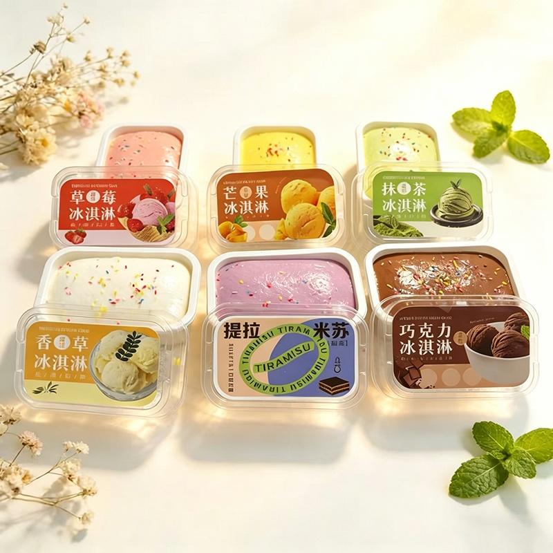 Korean Food Snacks - PU Yavaş Geri Dönen Meyveli Dondurma