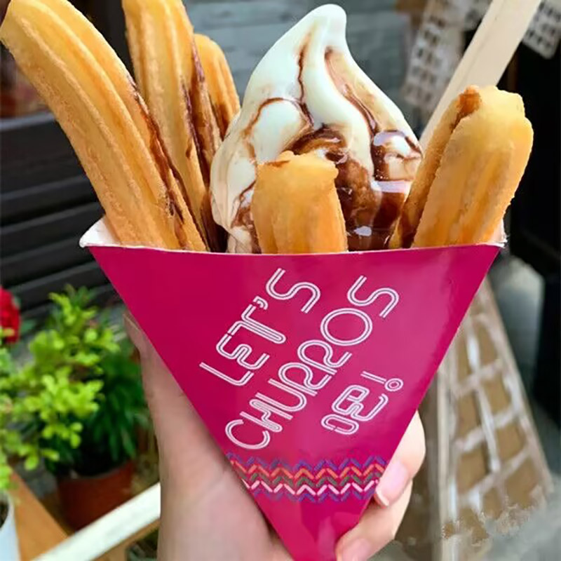 Food Snacks In Spanish - 100 adet İspanyol Churros Paket Servis